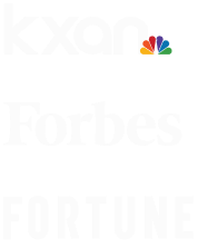 As seen on KXAN, Forbes, and Fortune
